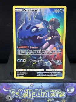 Pokemon Card Wishiwashi 240/236 Cosmic Eclipse Holo Secret Rare NM - Image 1