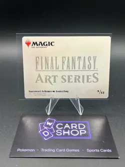 MTG Sorceress's Schemes - Art Series 9/53 - Final Fantasy - MTG - Art Card - Image 2