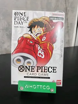 One Piece Day 24 2024 Promo Luffy OP07-109 SR Card and DON Card UK SELLER - Image 1