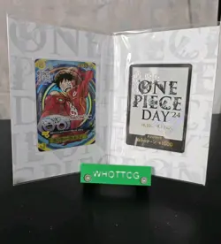 One Piece Day 24 2024 Promo Luffy OP07-109 SR Card and DON Card UK SELLER - Image 2