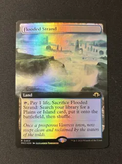 MTG Flooded Strand Extended Art Modern Horizons 3 FOIL R 0464 - Image 1