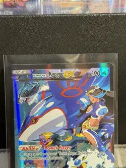 TEAM AQUA'S KYOGRE EX 2015 POKEMON XY DOUBLE CRISIS RARE HOLO 6/34 NM/M - Image 3