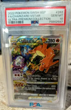 PSA 10 Charizard VSTAR SWSH262 Pokemon Sword & Shield PSA 10 - Image 1