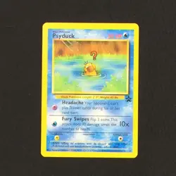 1999 Pokemon  Black Star Promo Card #20 Psyduck Excellent Unplayed - Image 2
