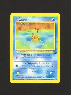 1999 Pokemon  Black Star Promo Card #20 Psyduck Excellent Unplayed - Image 8