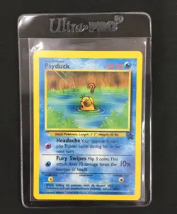 1999 Pokemon  Black Star Promo Card #20 Psyduck Excellent Unplayed - Image 1