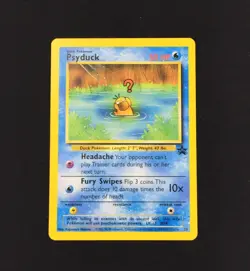 1999 Pokemon  Black Star Promo Card #20 Psyduck Excellent Unplayed - Image 2