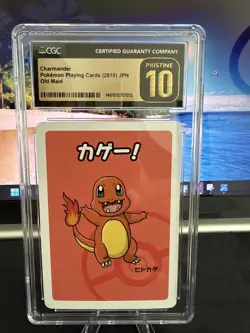 CGC 10 Pristine Charmander Old Maid 2019 Japanese Pokemon Card - Image 1
