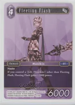 2016 Final Fantasy Trading Card Game: Opus 2 Collection Fleeting Flash #112C 1i3 - Image 1