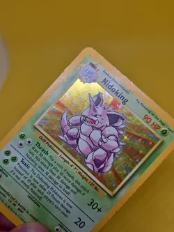 PokÃ©mon TCG Nidoking Base Set Holo Unlimited Rare Card 11/102 - Image 5