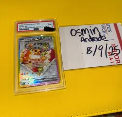 PokÃ©mon Eevee TCG Prismatic Evolutions Black Star Promo Card 174 PSA 9 Mint - Image 2