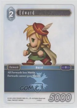 2016 Final Fantasy Trading Card Game: Opus 2 Collection Edward #031C 1i3 - Image 1