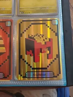 2025 McDonald’s Minecraft Adult Happy Meal Fry Helmet Unused Code Card Only - Image 1