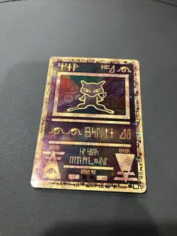 Ancient Mew 2000 Movie Promo Card Double Holo lightly played - Image 1