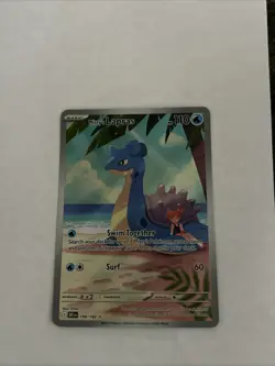 Pokemon TCG: Misty's Lapras 194/182 Destined Rivals Illustration Rare NM - Image 3
