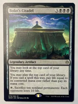 Bolasâ€™s Citadel Rare Regular MTG War Of The Spark #79 NM - Image 1