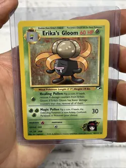 Erika's Gloom 45/132 Uncommon Gym Heroes Pokemon Card Nintendo NM Vintage WOTC - Image 1