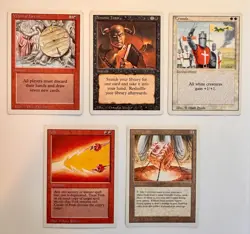 MTG Revised 3rd Ed Complete Full Set 306 Magic the Gathering 1994 Dual Land NM/M - Image 5