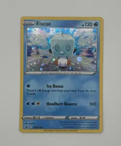Eiscue SWSH128 - Pokemon TCG Black Star Promo Cosmos Holo Evolving Skies - NM - Image 1