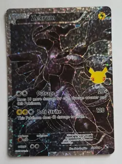 Pokemon TCG Zekrom Celebrations: Classic Collection 114/114 Full Art Near Mint - Image 1