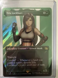2025 MTG Final Fantasy Tifa Lockhart Rare Surge Foil 0536 536 borderless - Image 1