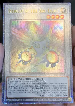 Yugioh 1xCopy Herald of the Arc Light RA01-EN031 Quarter Century Secret Rare NM - Image 4