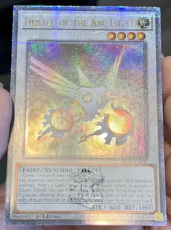 Yugioh 1xCopy Herald of the Arc Light RA01-EN031 Quarter Century Secret Rare NM - Image 5