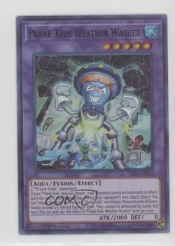 Prank-Kids Weather Washer 1st Ed. YuGiOh Hidden Summoners #HISU-EN018 06pr - Image 1