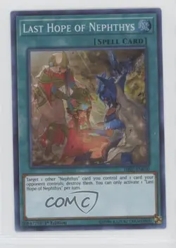 Last Hope of Nephthys (SR) 1st Ed. YuGiOh Hidden Summoners #HISU-EN010 1z8 - Image 1