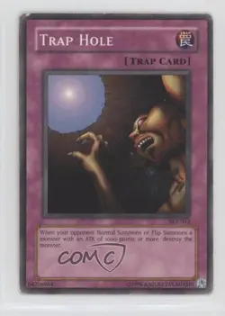 Trap Hole Unlimited YuGiOh Starter Deck Kaiba Evolution #SKE-042 2004 0yj1 - Image 1