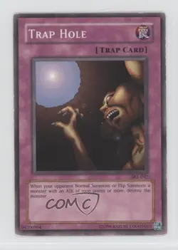 Trap Hole Unlimited YuGiOh Starter Deck Kaiba Evolution #SKE-042 2004 0h3w - Image 1