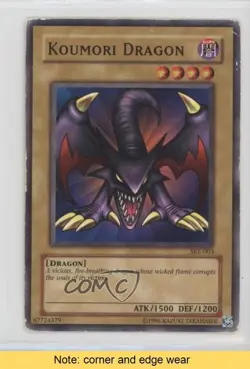 Koumori Dragon Unlimited YuGiOh Starter Deck Kaiba Evolution #SKE-003 READ 00gy - Image 1