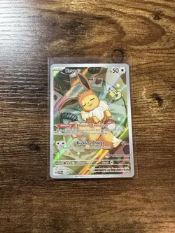 Pokemon TCG Eevee SVP 173 Pokemon Center Stamped Black Star Promo Card - NM - Image 1