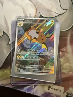 2023 PokÃ©mon Sv02: Paldea Evolved Raichu Holo Illustration Card 211/193 NM - Image 2