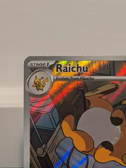 2023 PokÃ©mon Sv02: Paldea Evolved Raichu Holo Illustration Card 211/193 NM - Image 2