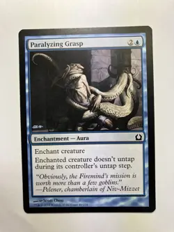 Paralyzing Grasp Magic The Gathering  Card NM - Image 1
