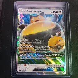 Snorlax GX SM05 Promos Holo Card NM - Image 1