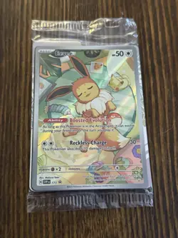 Sealed Pokemon Eevee 173 Prismatic Evolutions SV Scarlet Violet Promo Rare Card - Image 1