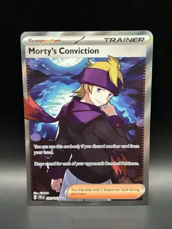 Morty's Conviction 201/162 - Pokemon Temporal Forces Card - NM - Image 1