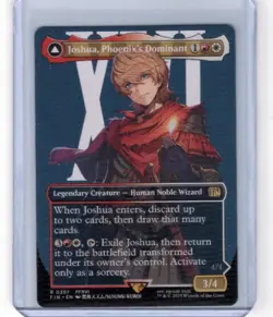 MTG Final Fantasy Joshua, Phoenix's Dominant (Borderless) Rare R 0397 - Image 1
