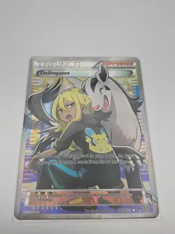 Pokemon Delinquent Full Art Holo Card 98b/122 NM - Image 1