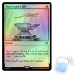 FOIL STEELSHAPER'S GIFT Commander Masters Magic MTG MINT CARD - Image 1