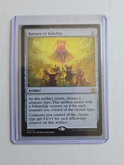 Banner of Kinship - Foundations - NM - MTG Magic - Rare - Artifact  - Image 1
