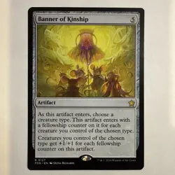 Banner of Kinship - Foundations - NM - MTG Magic - Rare - Artifact  - Image 1