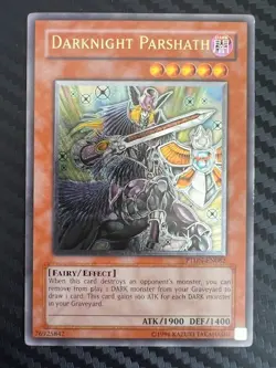 Yugioh Darknight Parshath PTDN-EN082 Ultimate Rare Unlimited LP - Image 1