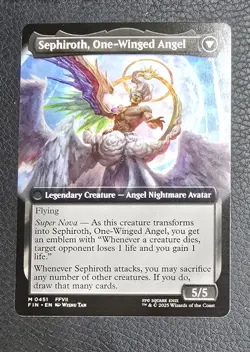 Sephiroth, Fabled SOLDIER (Extended Art) Final Fantasy Regular MTG NM Magic Card - Image 2
