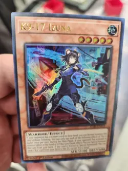Yugioh! K9-17 Izuna *Ultra Rare* ENGLISH JUSH-EN031 NM - Image 1