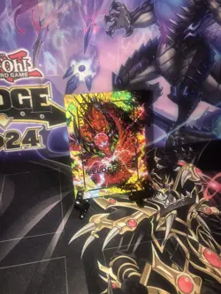 Snake-Eyes Vengeance Dragon Full Art Holographic & Magnetic Yugioh Field Center - Image 3