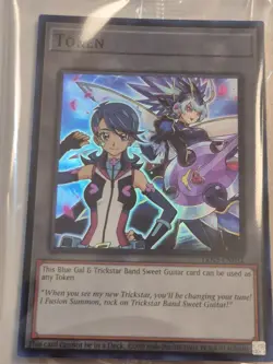 Yugioh Blue Gal & Trickstar Duelist's Advance Token TKN5-EN031 SEALED! - Image 1