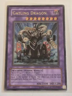 Gatling Dragon FET-EN035 Ultimate Rare Yugioh Flaming Eternity Unlimited UTR - Image 15